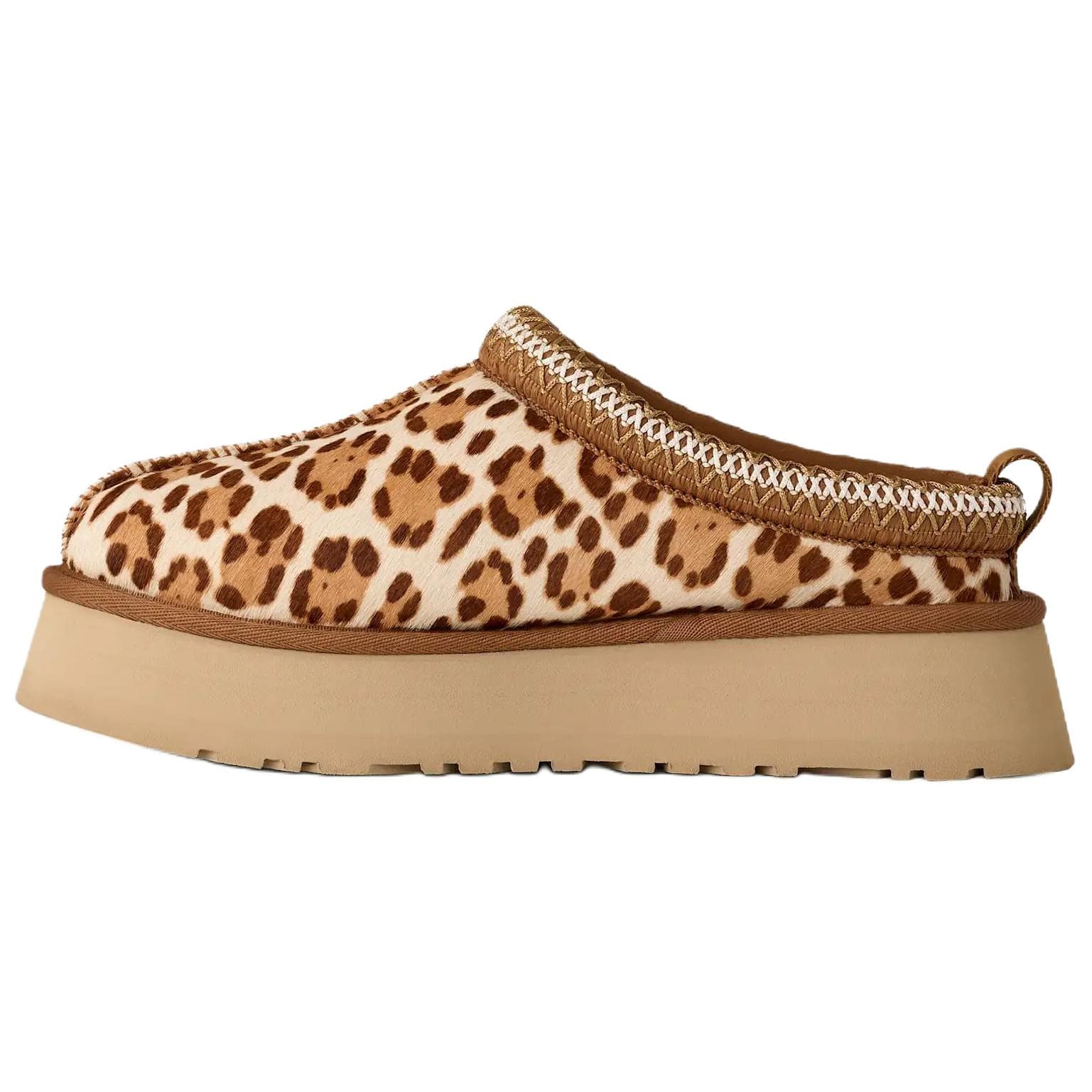Сандалии UGG Tazz ЭВА Устойчивый к истиранию Закрытые тапочки Женские с леопардовым принтом - изображение 2