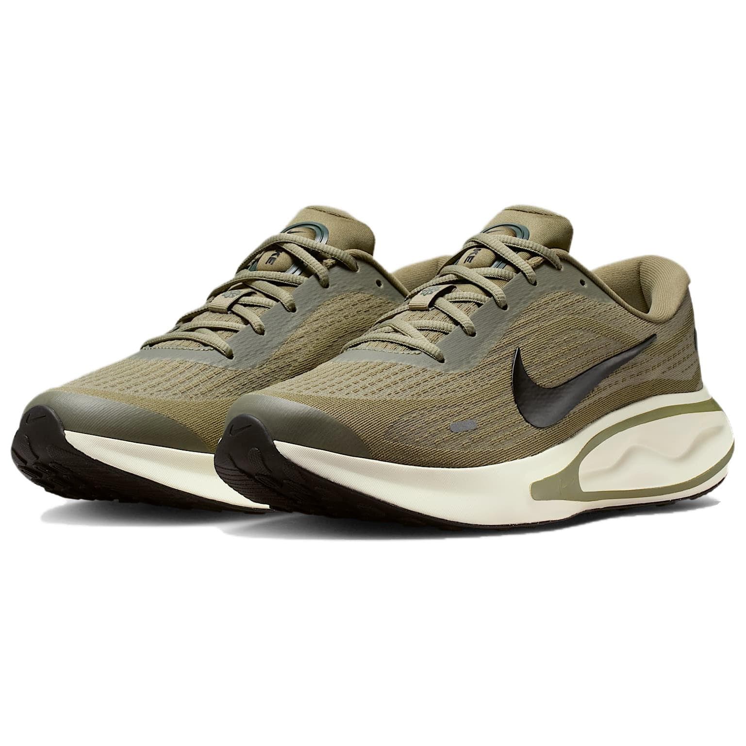 Кроссовки для бега Nike Journey Run Дышащий Low Топ Беговые кроссовки Мужской Оливково-зеленый - изображение 3