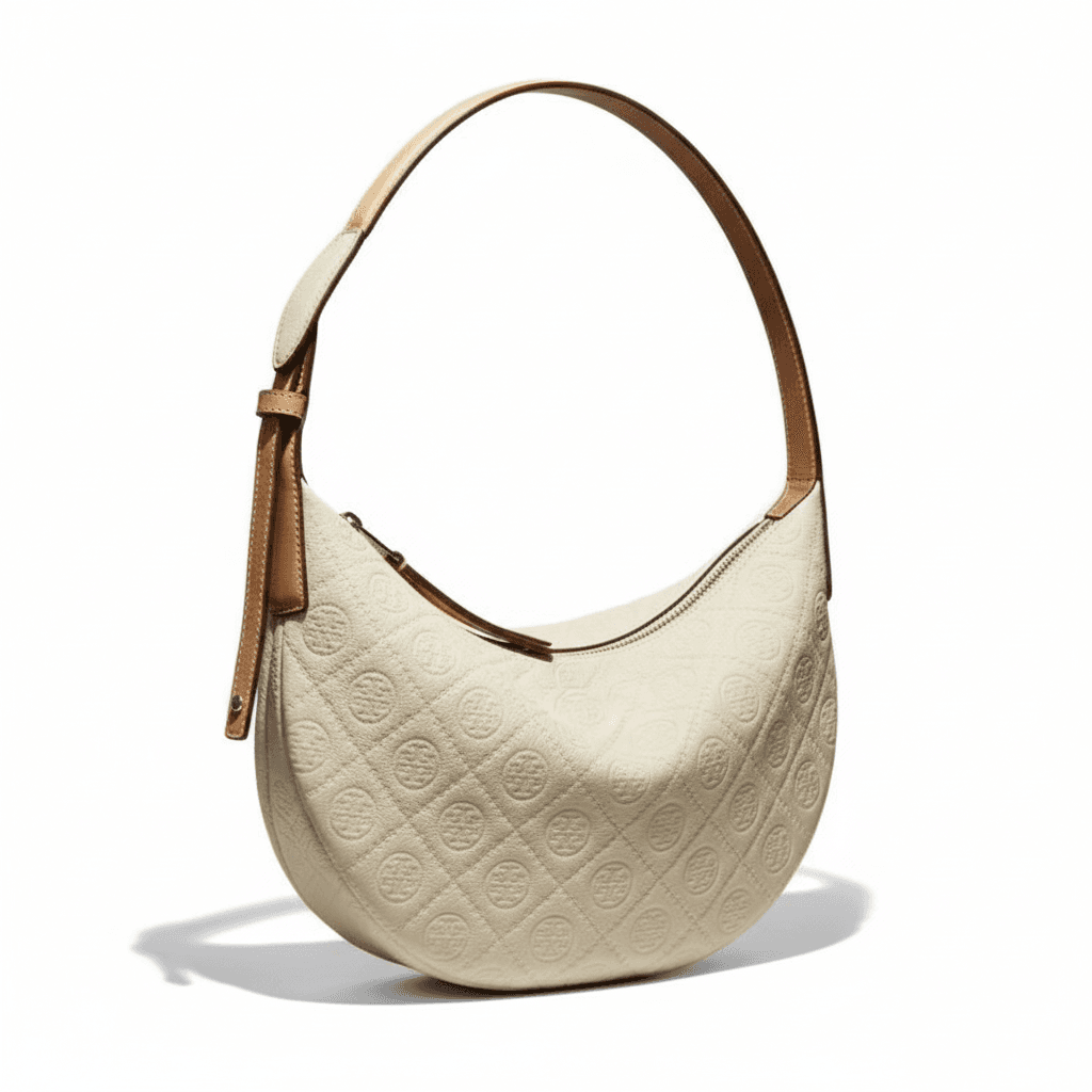 Мини-сумка Tory Burch T Monogram Кожа Сумки через плечо Маленький Женские Теплый белый Освежающий вариант - изображение 2