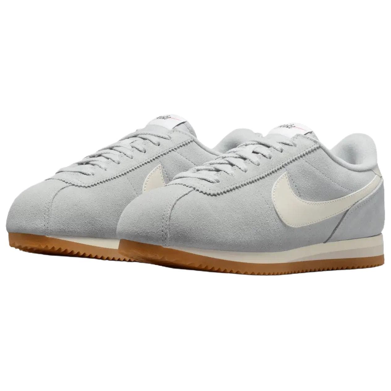 Кроссовки Nike Cortez Кожа Повседневная обувь Женская Светлый Дымчатый Серый - изображение 2