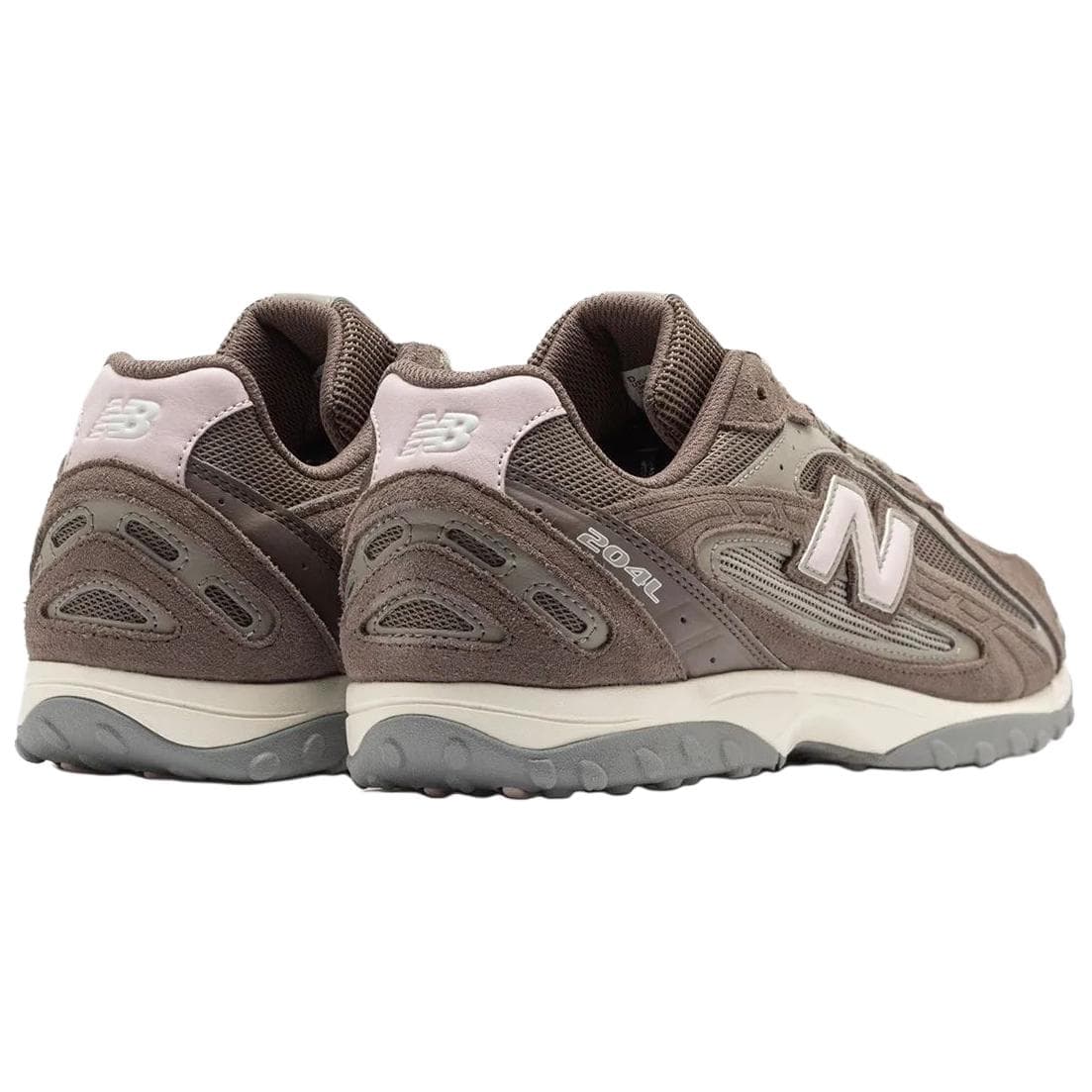 Кроссовки New Balance 204L Artificial Suede Низкий Топ Повседневная Обувь Унисекс Серый Коричневый - изображение 4