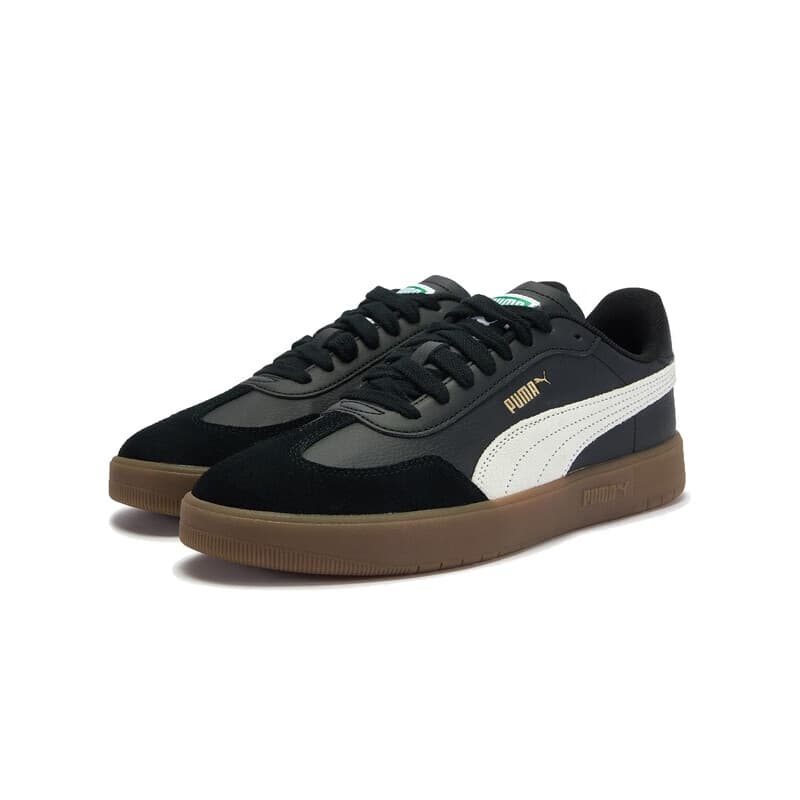 Кроссовки PUMA ASCENSO Износостойкие Низкие Кеды Немецкий Армейский Стиль Мужской Черный - изображение 3