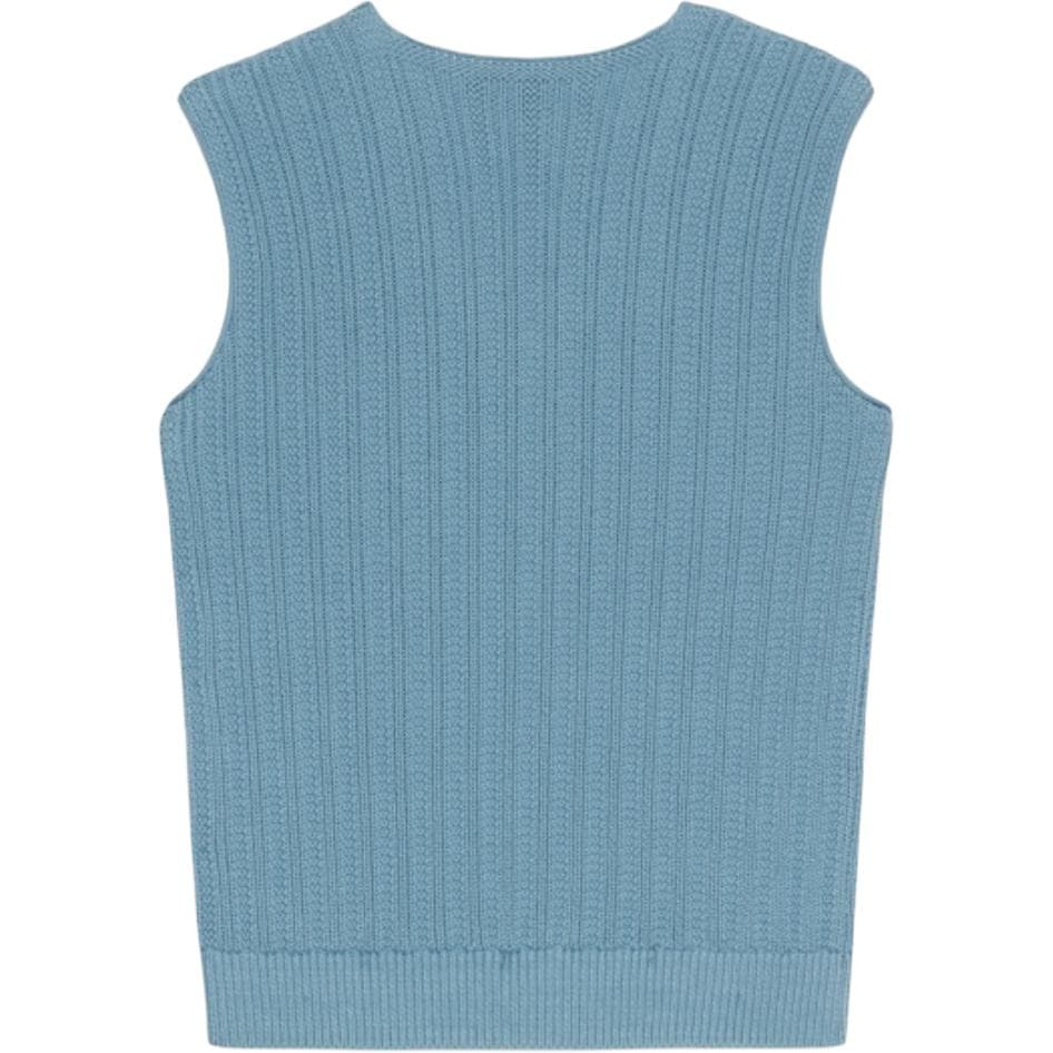GUCCI Rib Stitch Cotton Vest V - изображение 2