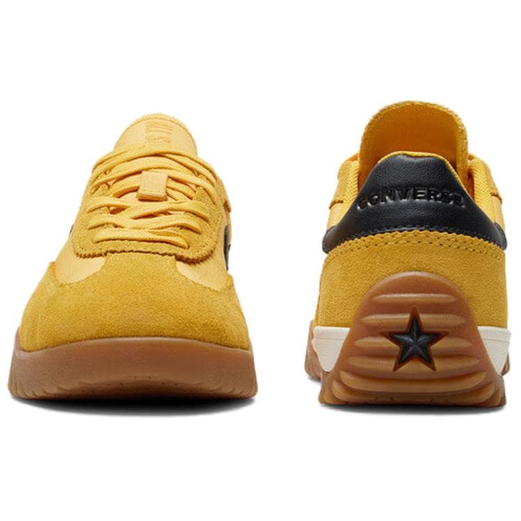 Кроссовки Converse All Star Искусственная кожа+текстиль Удобные универсальные Амортизация Лоу-топы Повседневная обувь Унисекс Имбирно-желтый - изображение 4