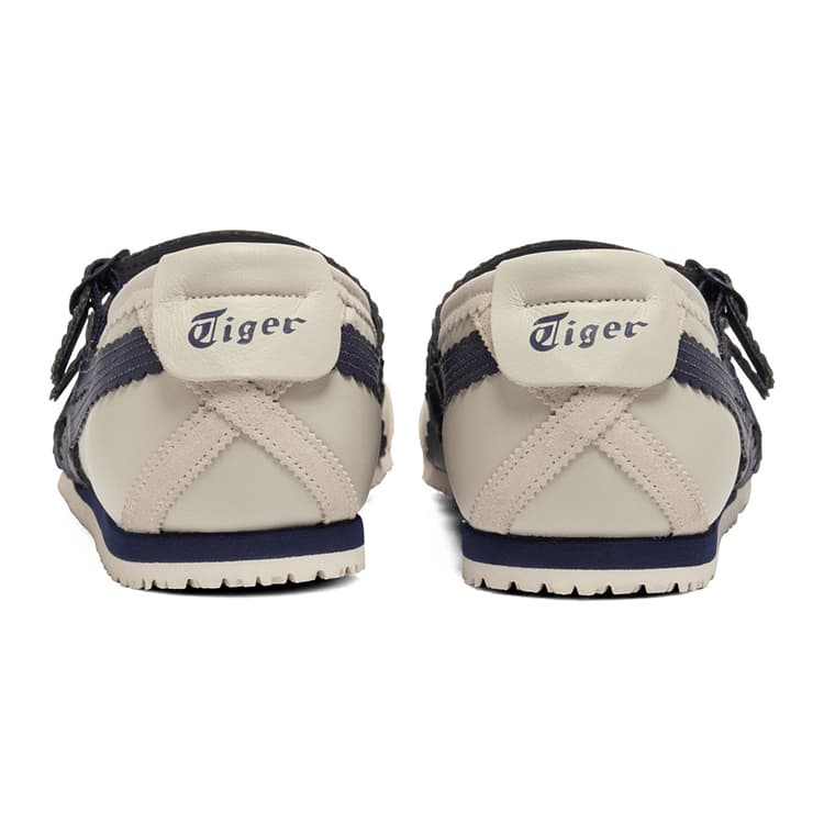 Onitsuka Tiger MEXICO 66 TGRS Тонкие и Без Форма Туфли Мэри Джейн Женские Бежевый Темно-синий Синий - изображение 6