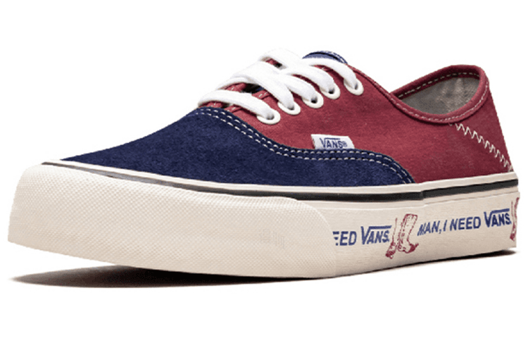Кроссовки Vans Authentic Brown Blue - изображение 2