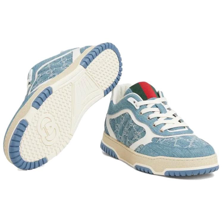 Кроссовки GUCCI Re-Web Blue - изображение 6