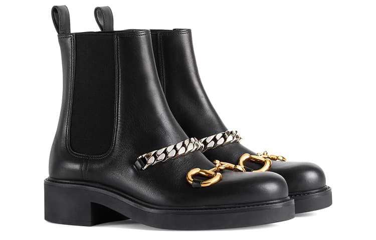 Ботинки челси Gucci Chelsea Boot Black - изображение 3