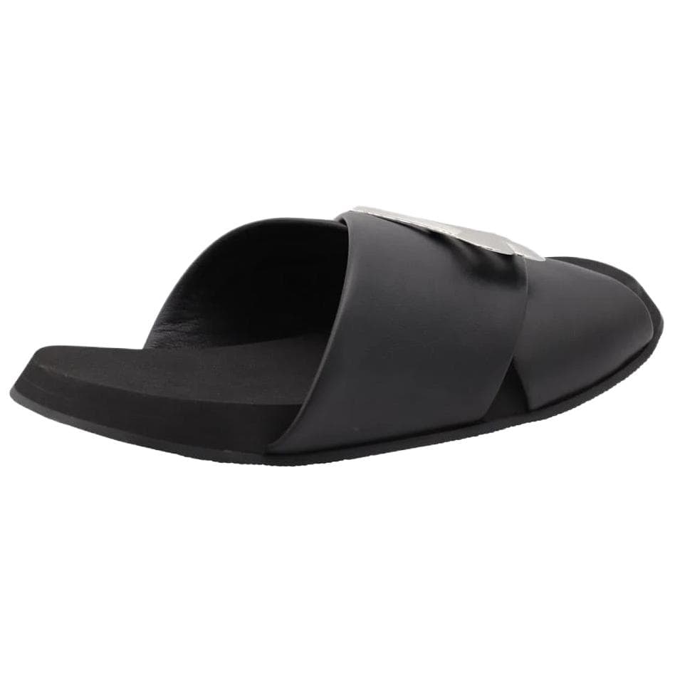 Сандалии Balenciaga Rubber Slide Тапочки Мужской Черный - изображение 2