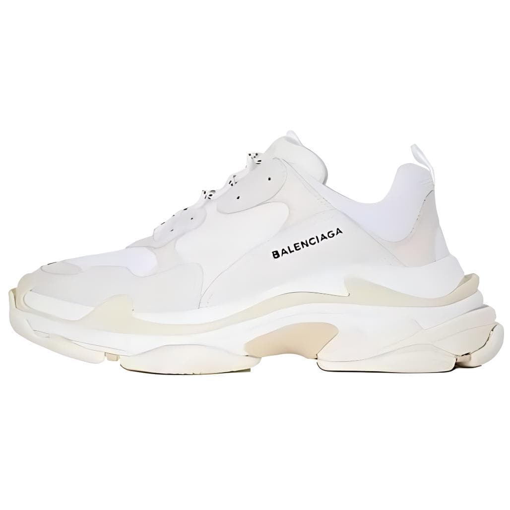 Кроссовки Balenciaga Triple S Low Топ Повседневная обувь Женская Белая - изображение 1