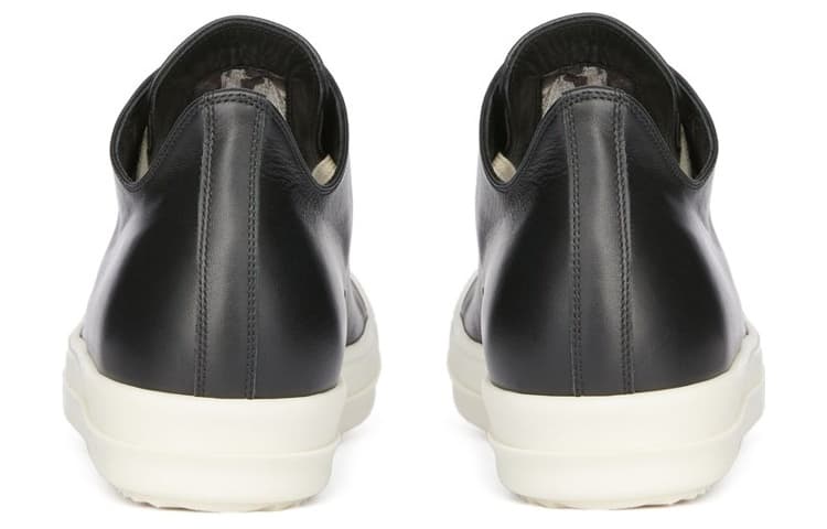 Кроссовки Rick Owens Low-Top Sneakers Black - изображение 4