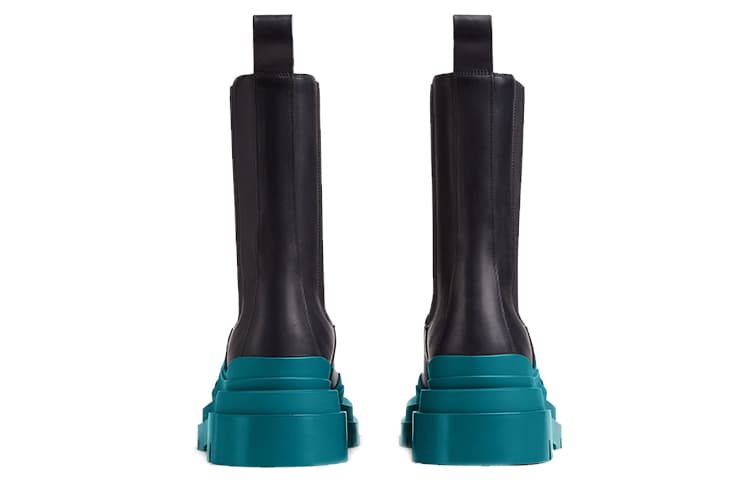 Ботинки челси Bottega Veneta Tire Chelsea Boots Black Blue - изображение 5