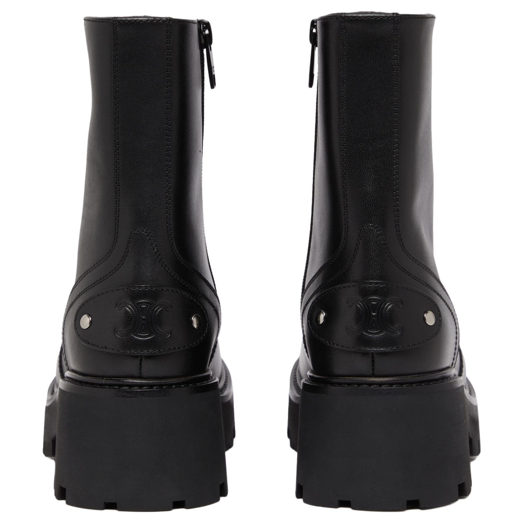 Сапоги Celine Triomphe Ankle Boots Black - изображение 4