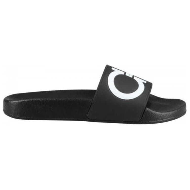 Сандалии Ferragamo Gancini Print Open Toe Sandals Black - изображение 2