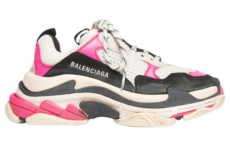 Кроссовки Balenciaga Triple S Black White Pink - изображение 2