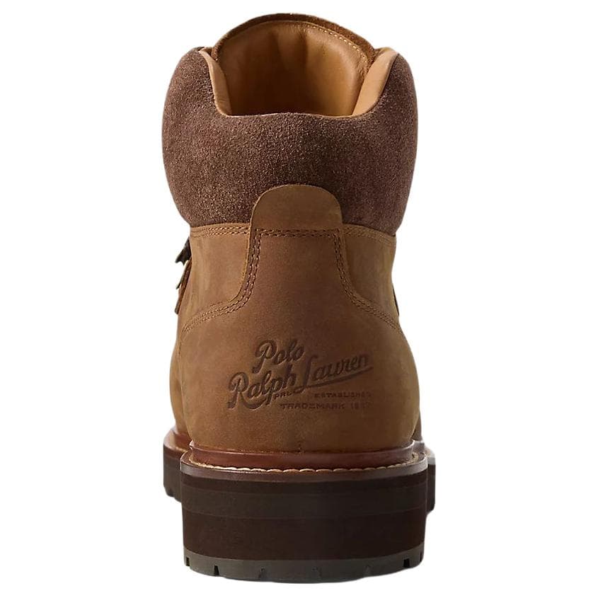 Ботинки уличные Polo Ralph Lauren Alpine Кожа Короткий Аутдор Мужской Коричневый - изображение 5