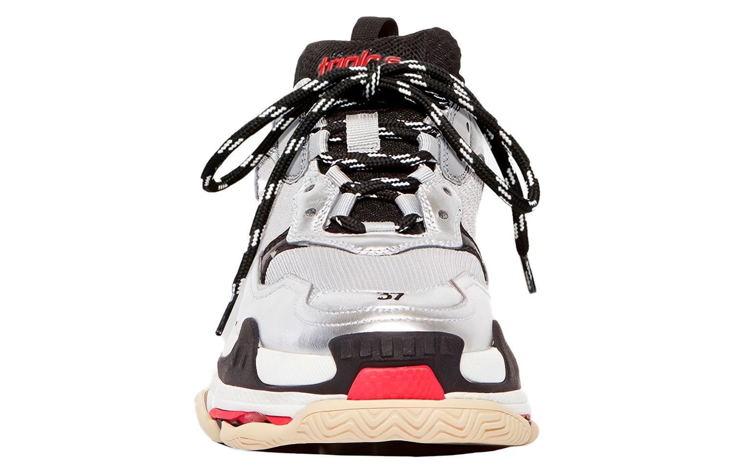 Кроссовки Balenciaga Triple S Grey Silver Black - изображение 3