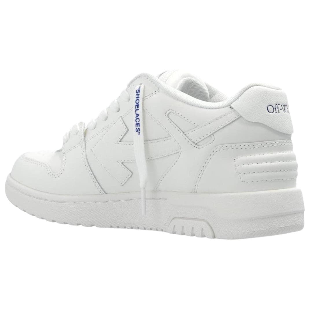 Кроссовки OFF-WHITE Out Of Office Круглый носок На шнурках низкие кроссовки женские Белый & Синий - изображение 4