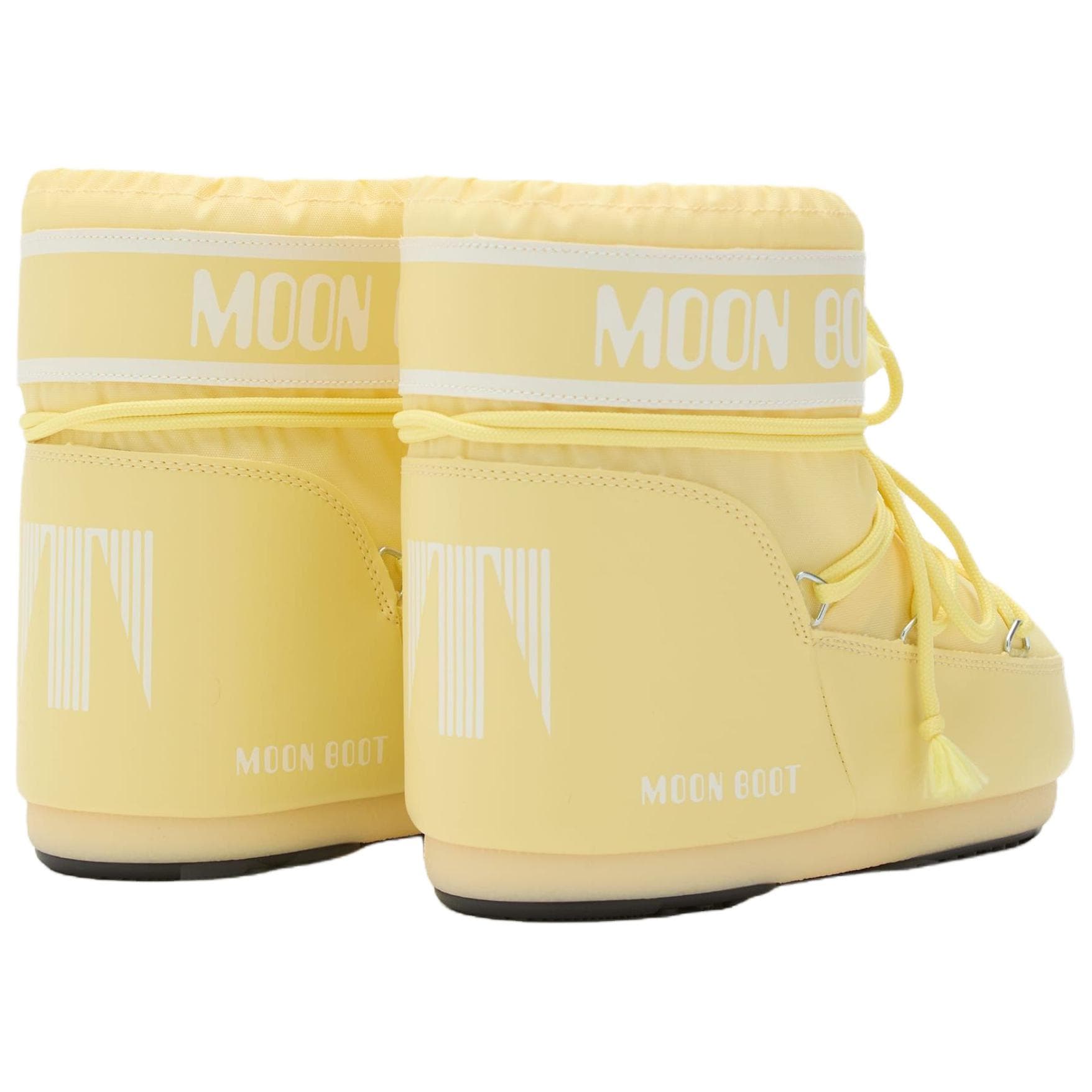 Ботинки зимние MOON BOOT GIALLO Короткие Сноубутсы Унисекс Желтые - изображение 5