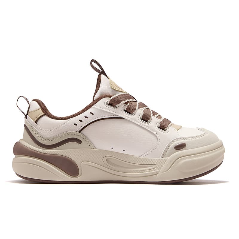 Кроссовки FILA FUSION CANNOLI Cake Shoes Текстиль Синтетическая кожа Повседневная обувь Женская Кремовый порошок - изображение 2
