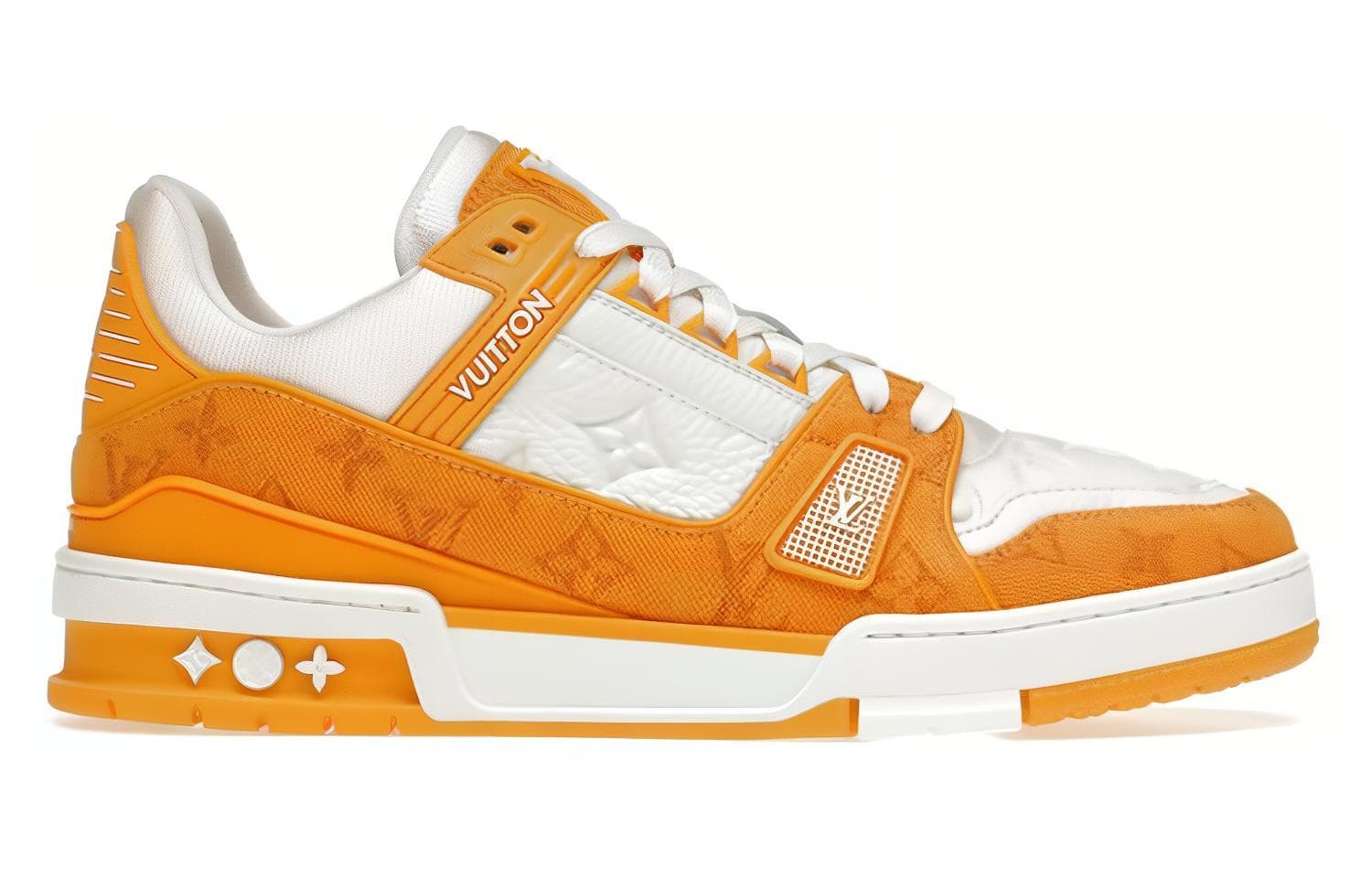 Кроссовки Louis Vuitton Trainer Low Orange Yellow - изображение 2