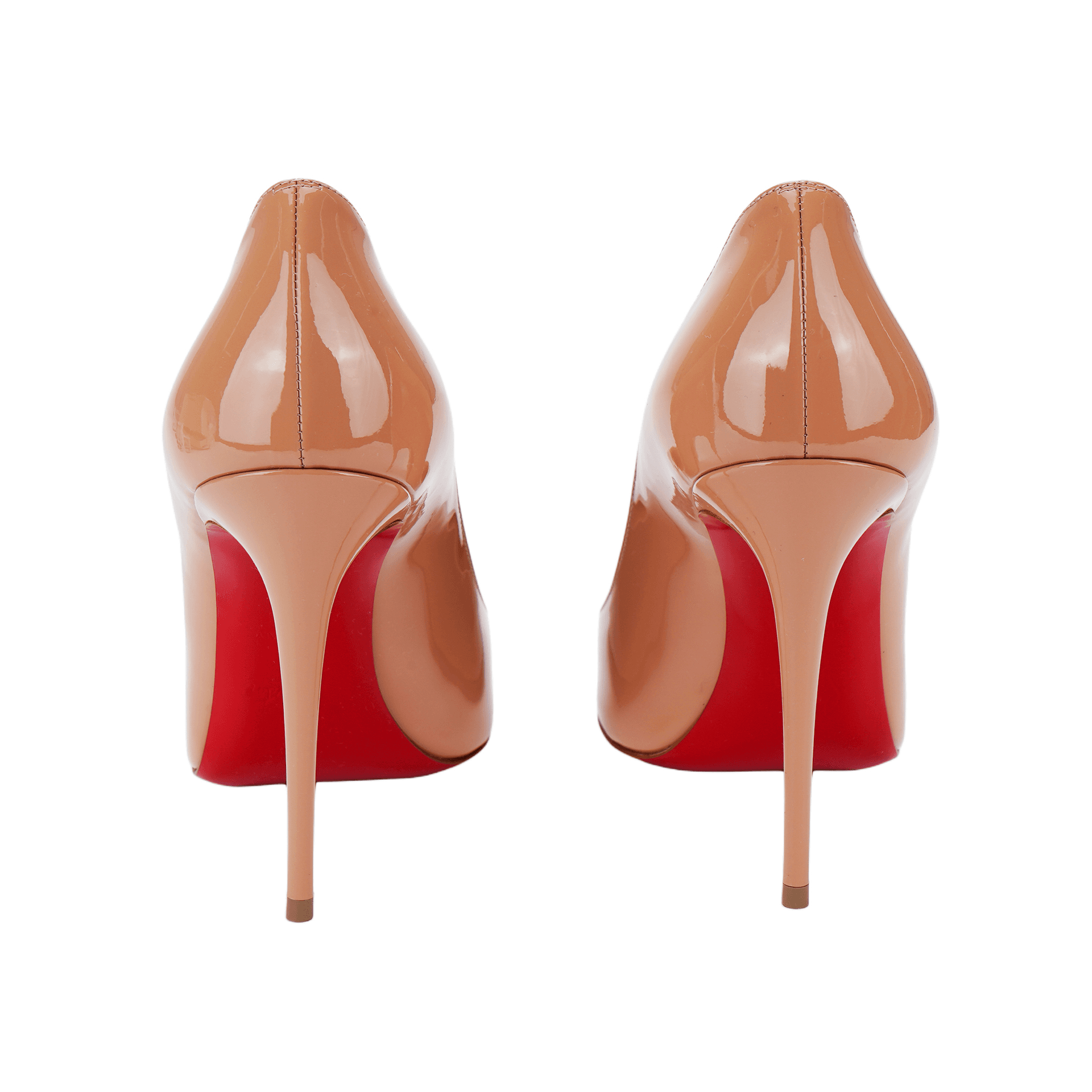 Туфли CL Kate Nude Patent Pumps - изображение 4