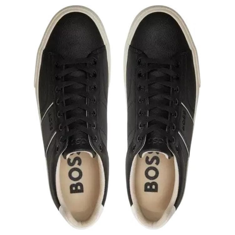 Кроссовки HUGO BOSS Низкие кроссовки для скейтбординга мужские черные - изображение 5