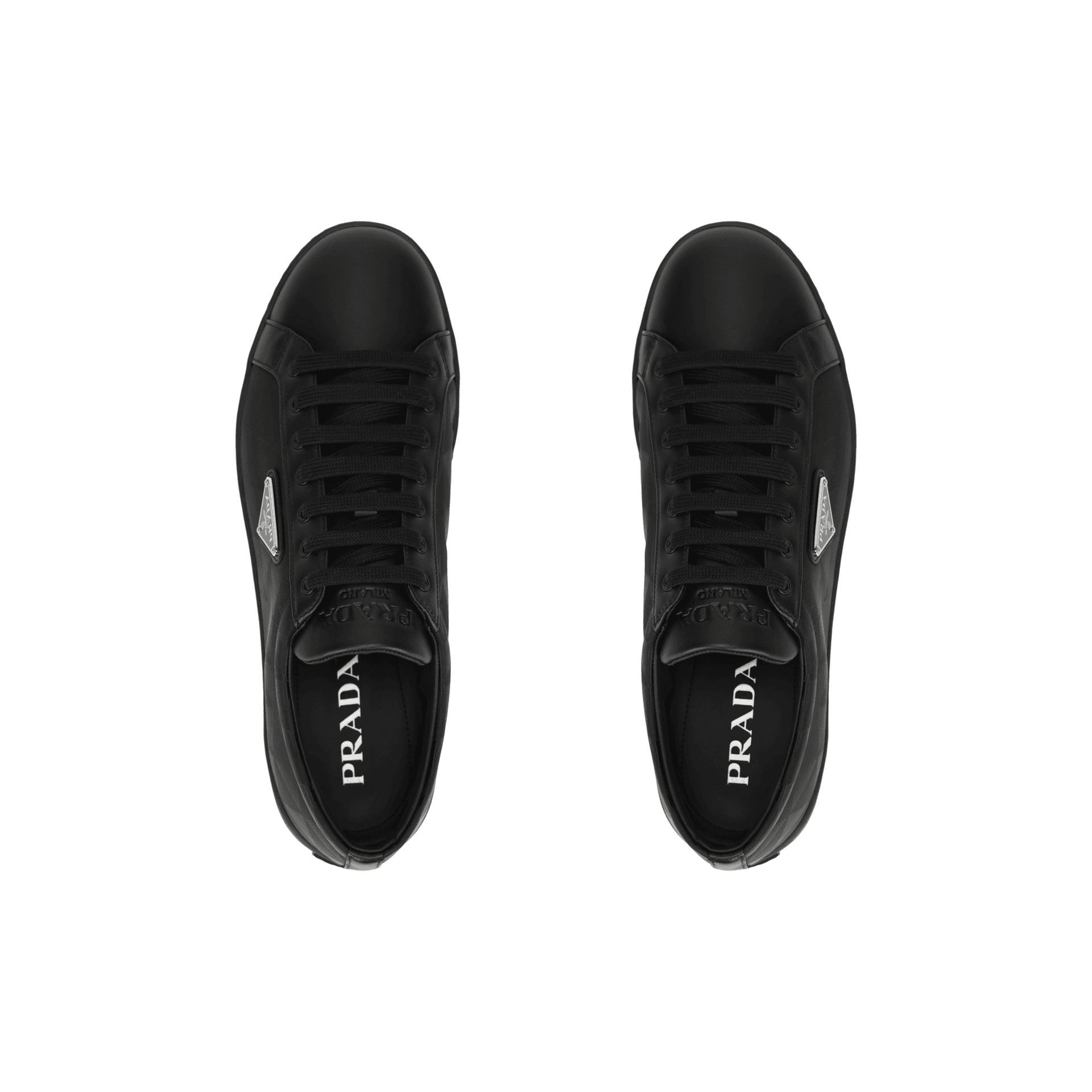 Кроссовки PRADA Low Top Sneakers Black - изображение 3