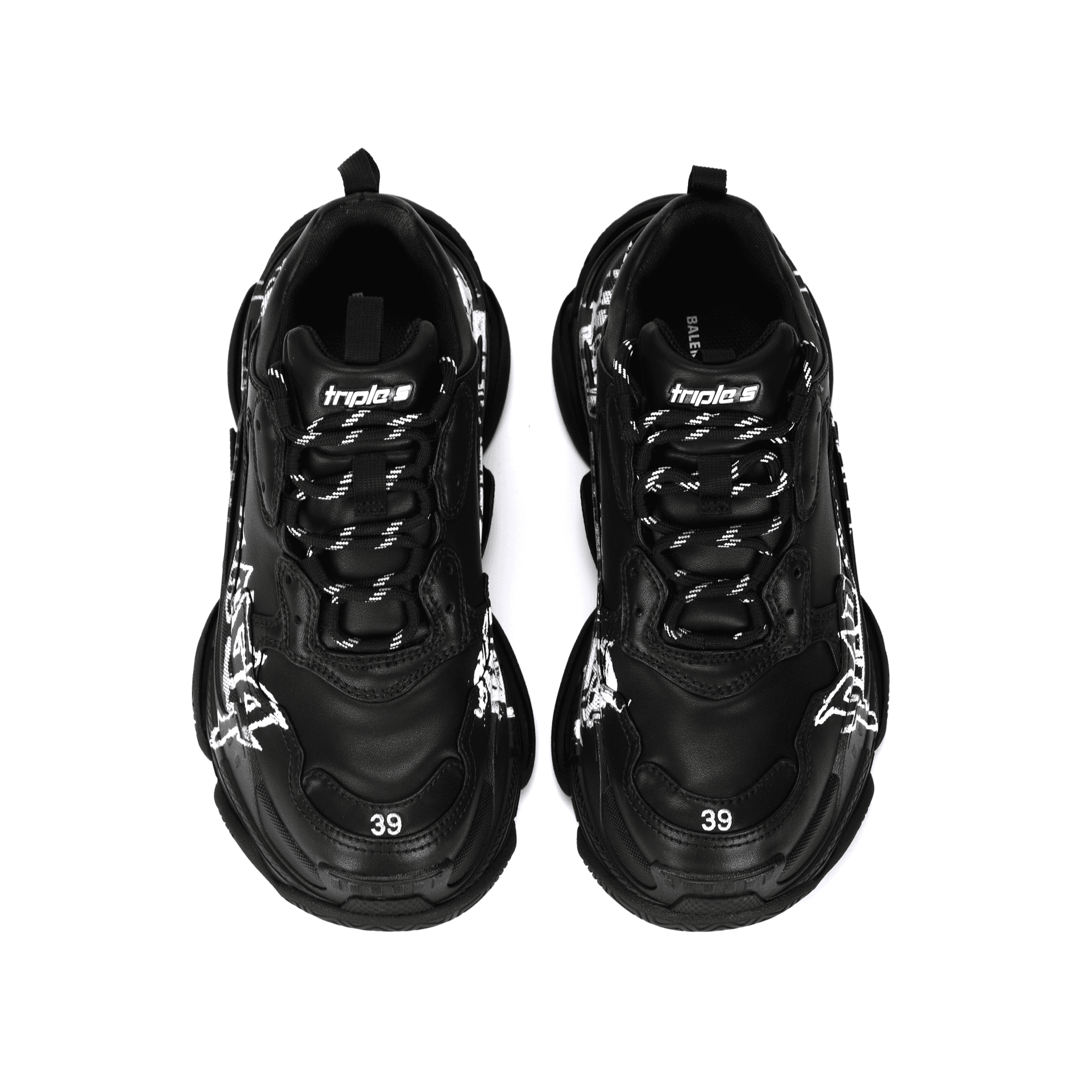 Кроссовки Balenciaga Triple S Black - изображение 3