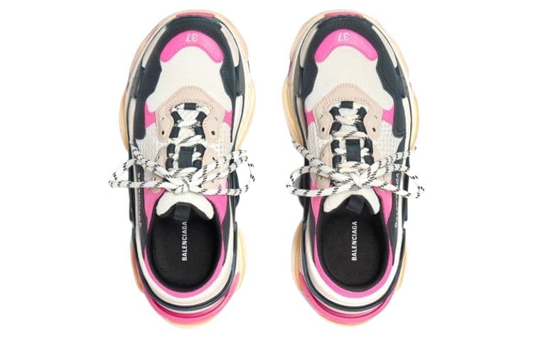 Кроссовки Balenciaga Triple S White Black Pink - изображение 4