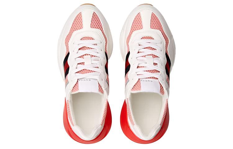 Кроссовки Gucci Rhyton White Red Pink - изображение 3