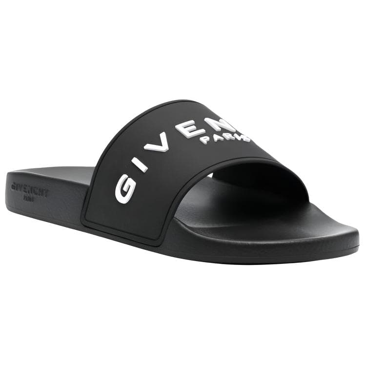 Сандалии Givenchy Slides Black White - изображение 3
