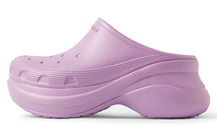 Сандалии Balenciaga Crocs Домашние тапочки с резиновым покрытием женские фиолетовые - изображение 1