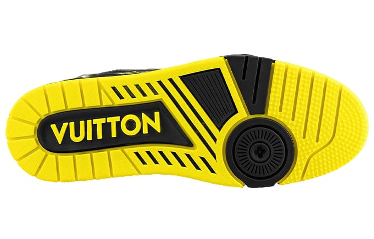 Кроссовки Louis Vuitton Trainer Black Yellow - изображение 5