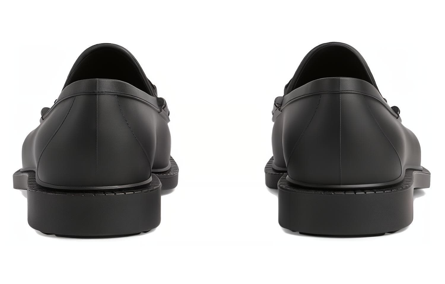 Лоферы Gucci Leather Loafers Black - изображение 5