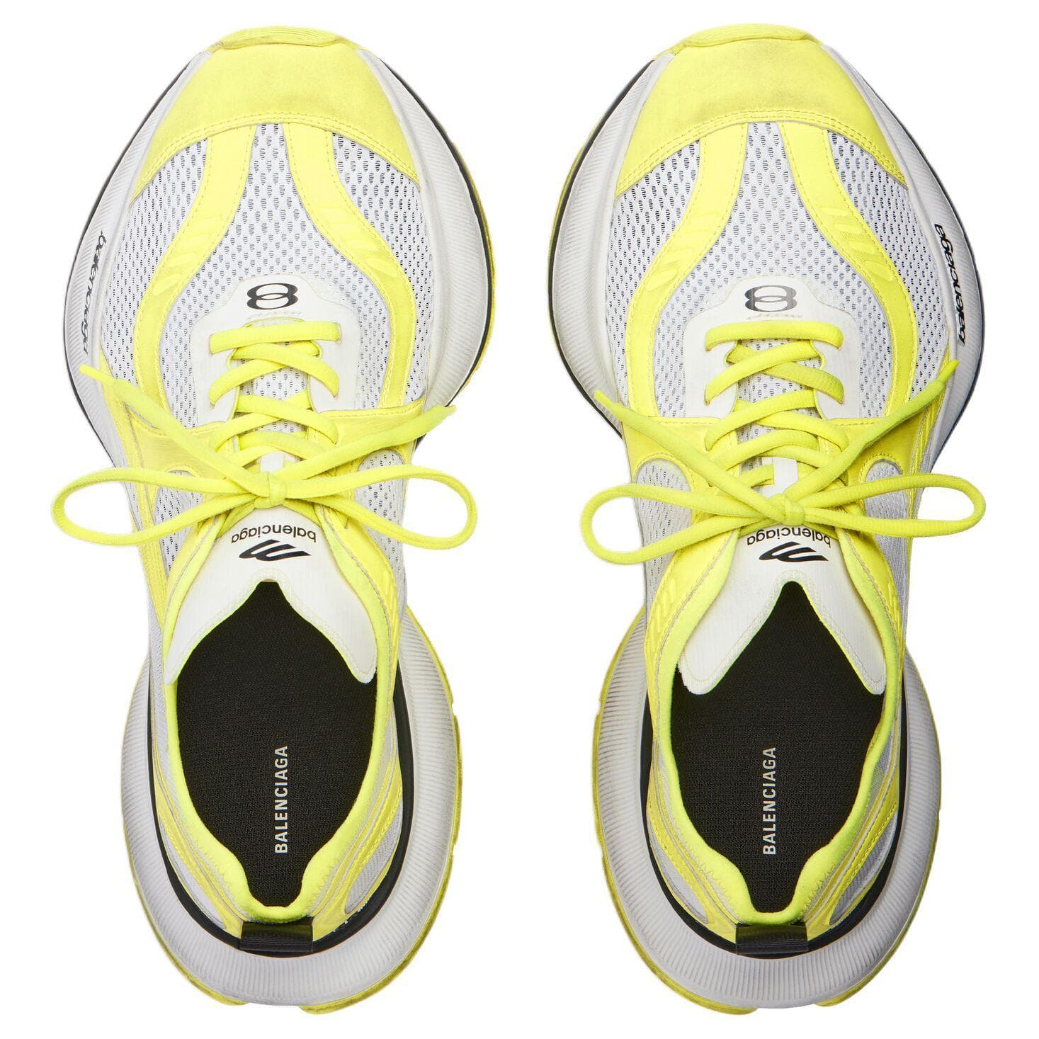 Кроссовки Balenciaga Circuit Low Топ Толстая подошва Кроссовки Мужские Желтые - изображение 5