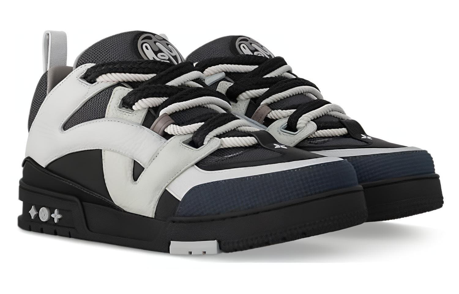 Кроссовки Louis Vuitton Skate Black White - изображение 3