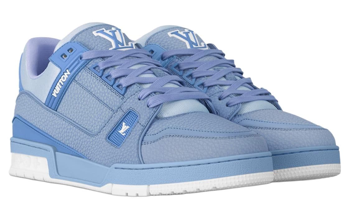 Кроссовки Louis Vuitton Trainer Low Blue - изображение 3
