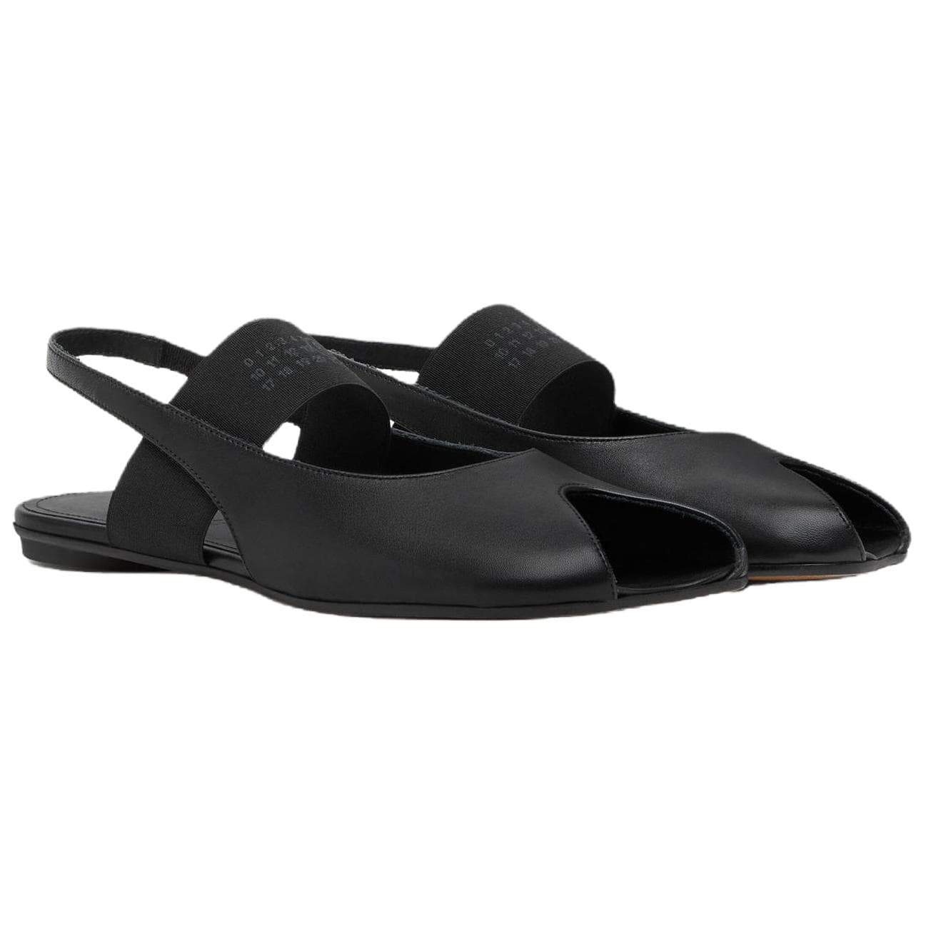 Тапочки MM6 Maison Margiela Anatomic Повседневная обувь Женские Черный - изображение 4
