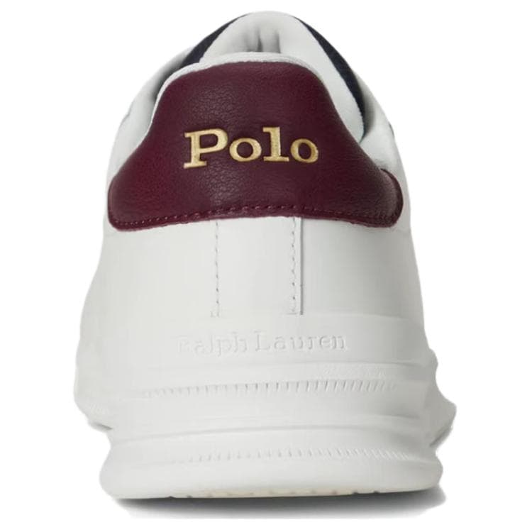 Кроссовки Polo Ralph Lauren Heritage Court II Low Топ Скейтборд Обувь Мужская Белая - изображение 4