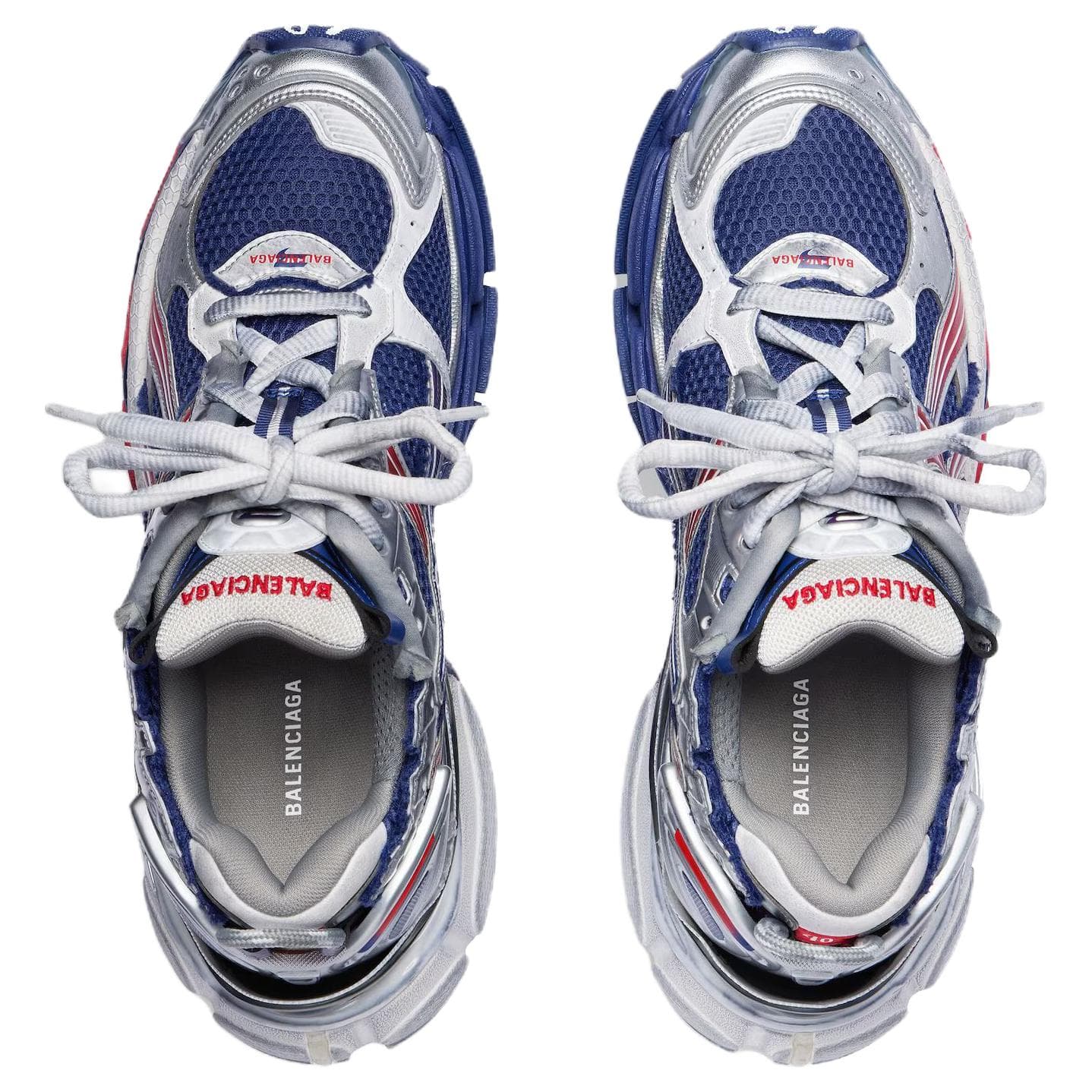 Кроссовки Balenciaga Runner Градиентные Низкие Кроссовки Мужские Темно-Синие - изображение 6
