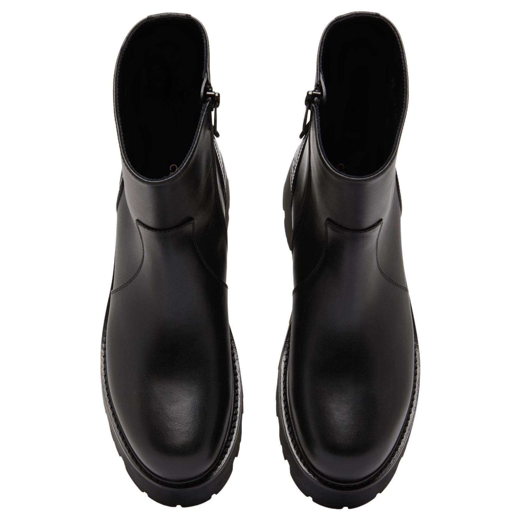 Сапоги Celine Triomphe Ankle Boots Black - изображение 5