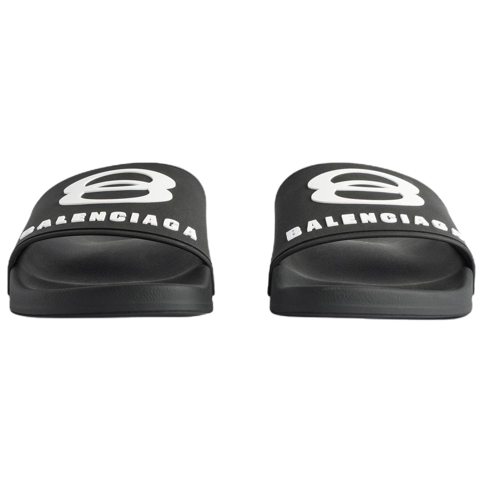 Сандалии Balenciaga Pool Slide Тапочки Мужские Черные - изображение 4
