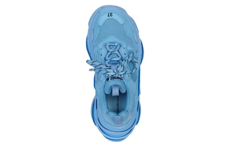 Кроссовки Balenciaga Triple S Light Blue - изображение 3