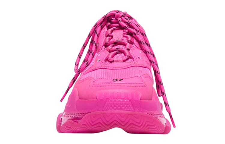 Кроссовки Balenciaga Triple S Clear Sole Pink - изображение 3
