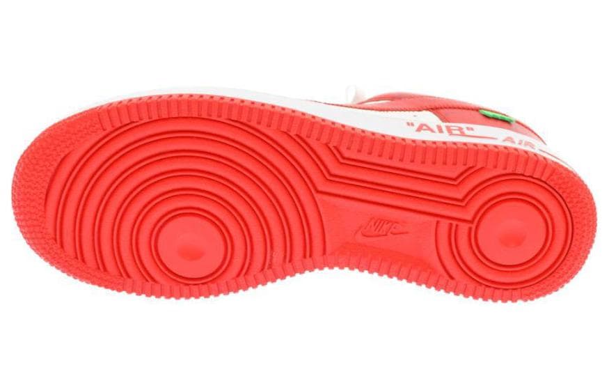 Кроссовки Nike x Louis Vuitton Air Force 1 Low Red - изображение 5