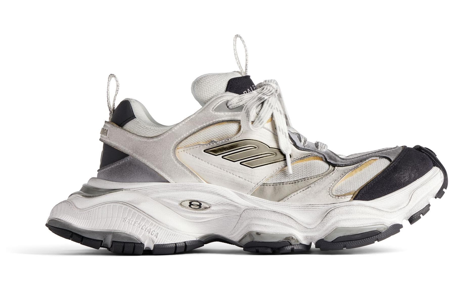 Кроссовки Balenciaga Cargo Low White Grey - изображение 2