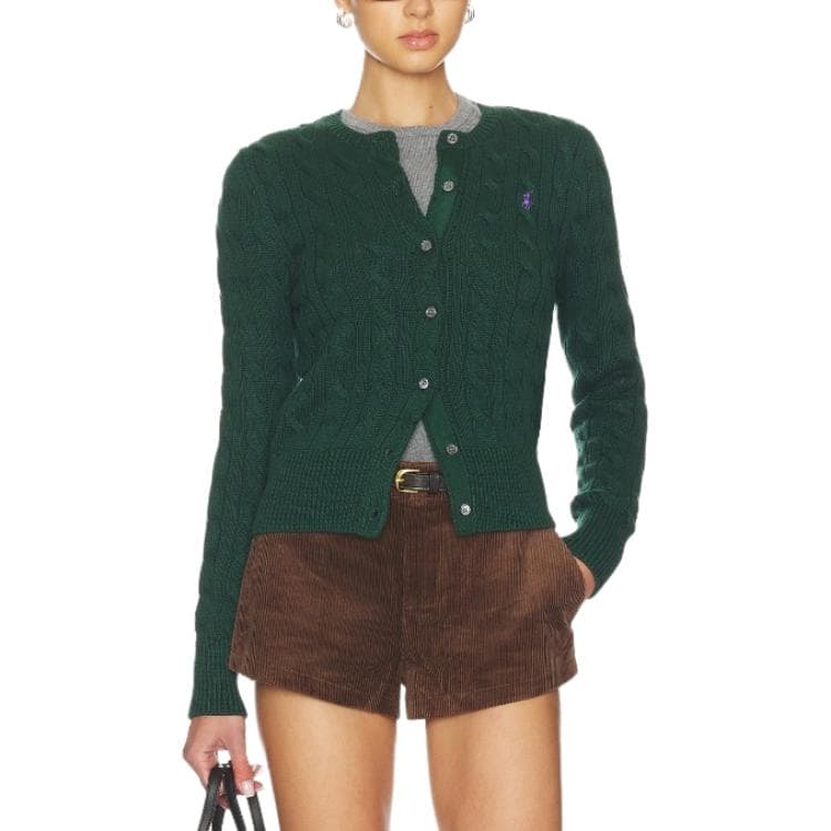 Кофта Polo Ralph Lauren Трикотаж Классическая версия Женский Зеленый - изображение 1