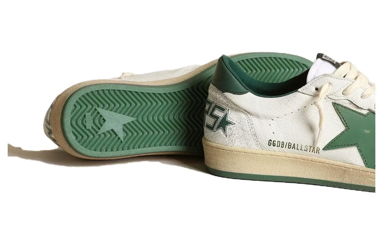 Кроссовки Golden Goose Ball Star White Green - изображение 5