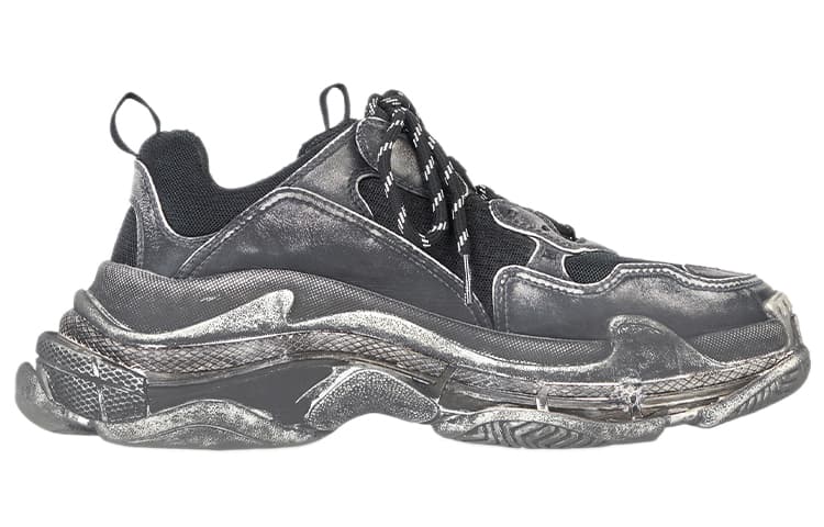 Кроссовки Balenciaga Triple S Black Grey - изображение 2